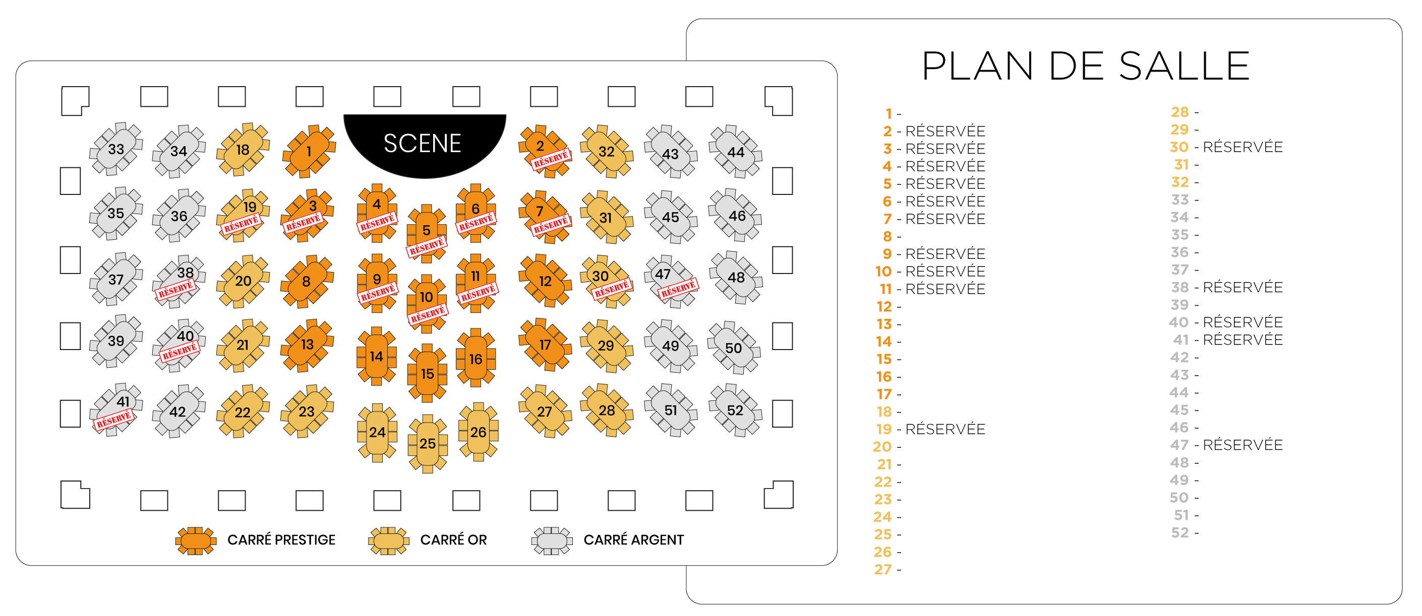 plan de salle